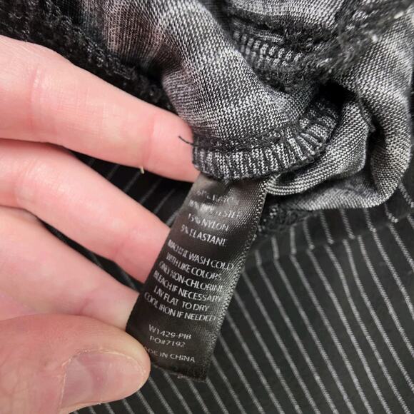 BETABRAND Straight Leg Yoga Dress Pant Size XXLP Black Pinstripe Pull-On Stretch - Picture 6 of 6